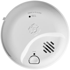 First Alert Precision Detection Interconnect Hardwired 2-in-1 Smoke and CO Alarm with Battery Backup - SMICO100-AC (1046874)